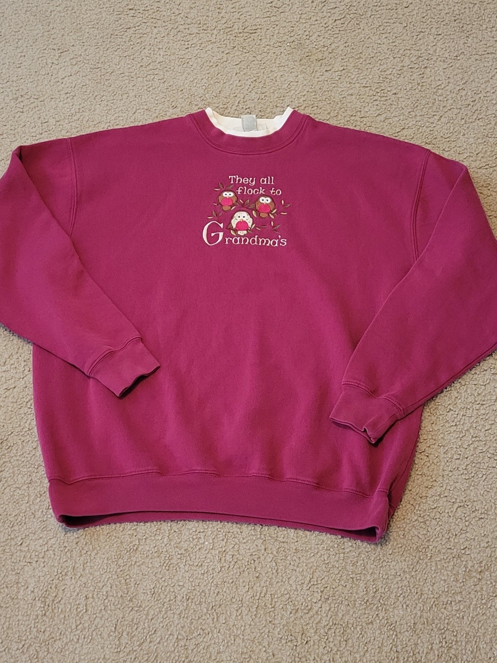 M & C Sportswear 'They all flock to Grandma's' Crewneck Sweater